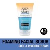 Neutrogena Deep Clean Invigorating Foaming Gel Face Scrub, 4.2 fl.