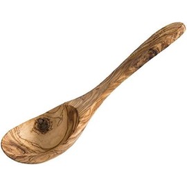 APS Spoon "Olive" made from sustainable olive wood, wooden spoon, serving spoon, 26.5 x 9.5 cm