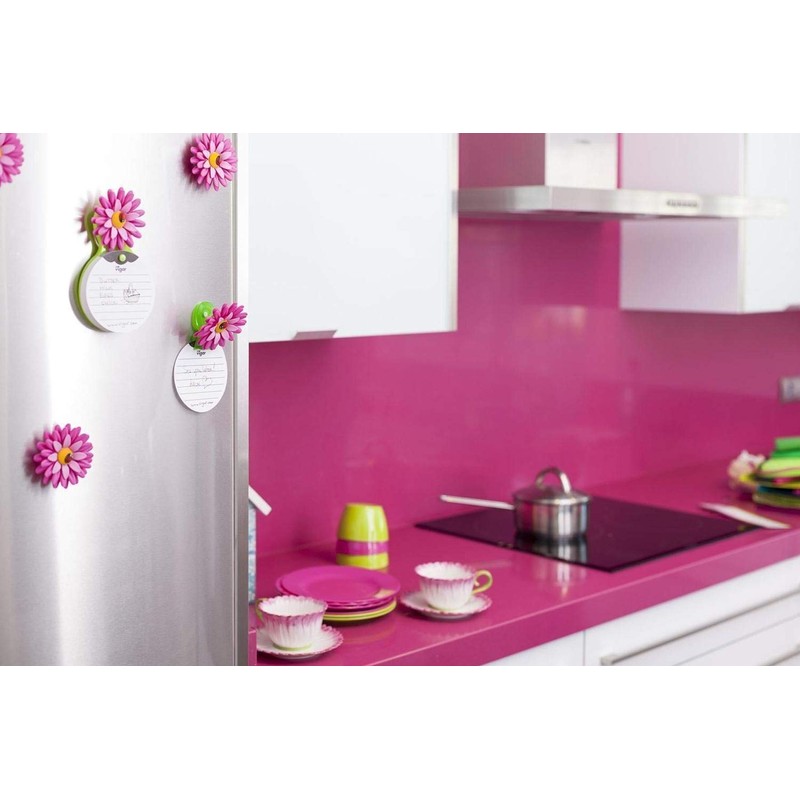 Vigar Flower Power Magnet, Pink (3 Piece Set)
