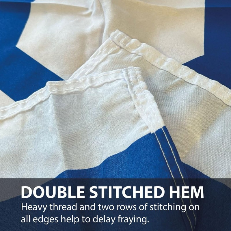 NWFlags Israel Flag 5ft x 3ft 75d Premium Polyester Suitable