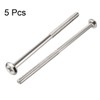 sourcing map M6x120mm Phillips Head Screws Furniture Bolts 58mm Thread