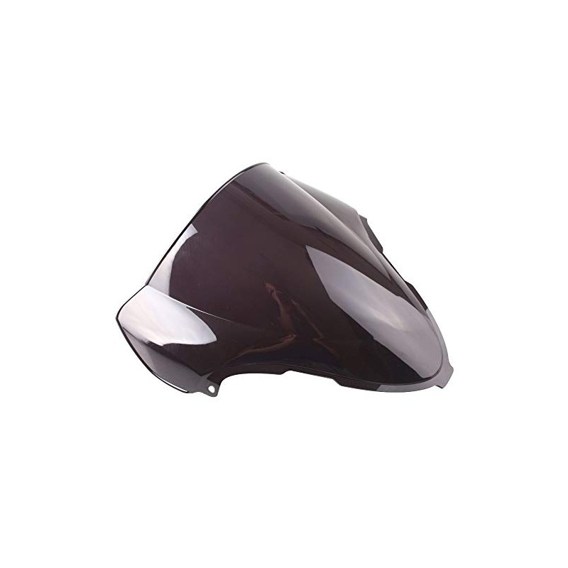 Luckmart Motorcycle Front Windshield Wind screen Double Bubble Compatible for