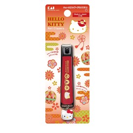 Kai KAI KK2537 Kitty Japanese Style New Standard S Camellia Curved Blade Nail Clipper, Made in Japan
