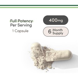 Magnesium Glycinate 400mg, for Sleep, Muscle, & Heart Support - (Vegan, Third Party Tested, Gluten Free, Non-GMO), 180 Capsules by Double Wood Supplements