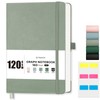 EMSHOI A5 Notebook Graph Paper - 120 GSM Hardcover Leather