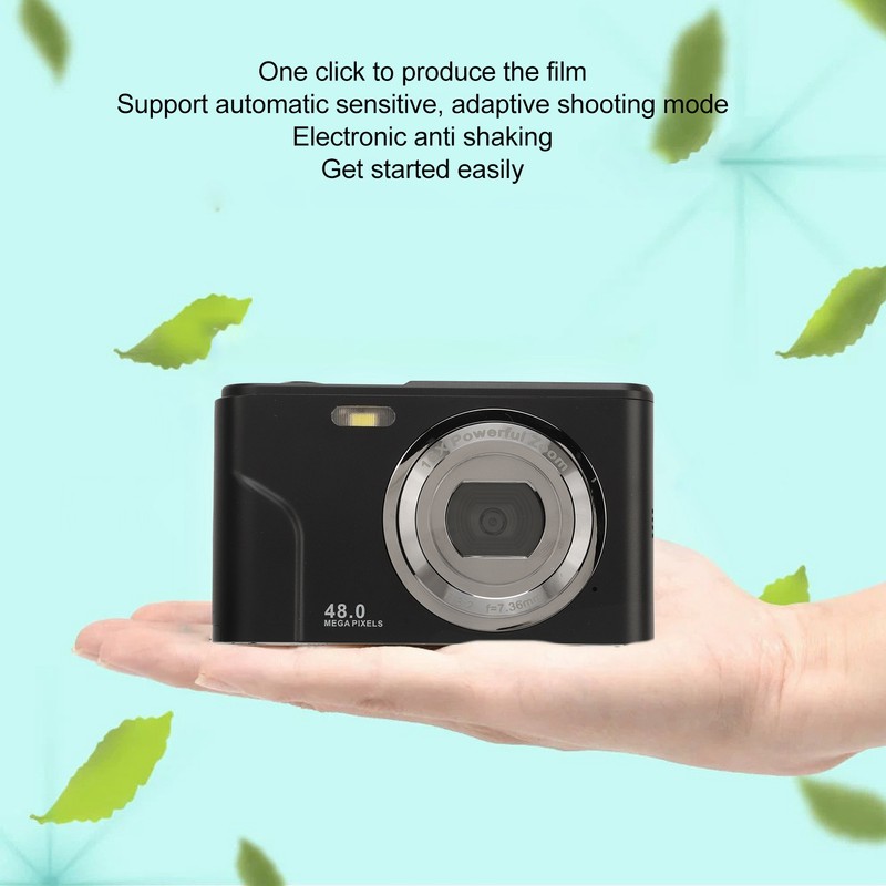 Digital Camera 48MP 16X Zoom 1080P HD 2.4 Inch IPS