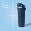 VIORA Termo de Acero Inoxidable Flow, Capacidad de 887 ml