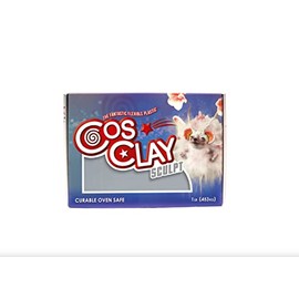 Cosclay Sculpt - Extra Firm Gray - Flexible Polymer Clay (6lb)
