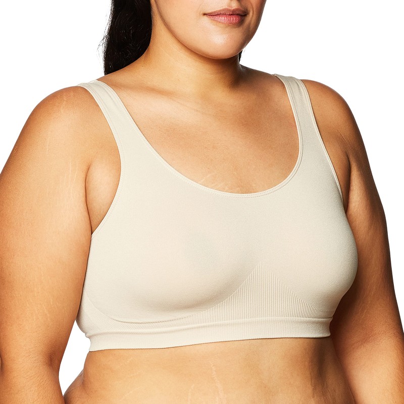 Lamaze Intimates Womens Seemless Comfort Maternity Bra Skin Small