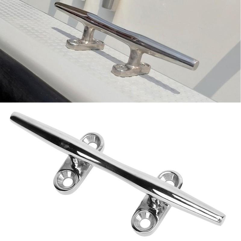 Boat Cleat Open Base Heavy Duty 316 Stainless Steel Boat