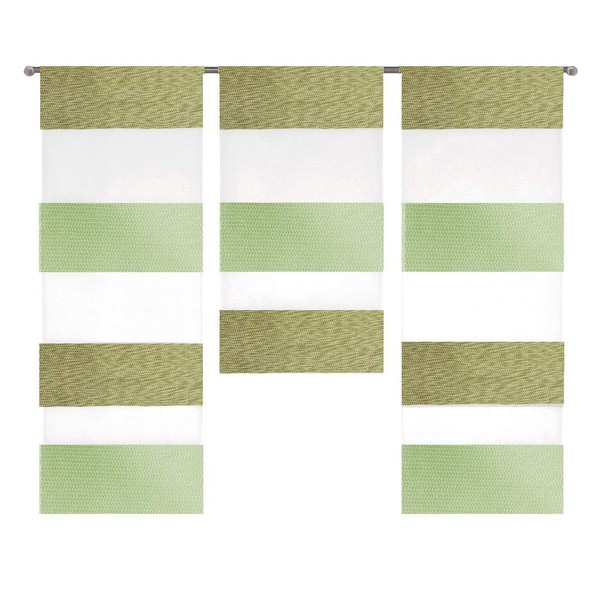 Decocompany Home Design Mini Panel Curtain Set Green 2280-10 |