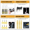 GOOACC 330Pcs Trim Removal Tool, Auto Push Pin Bumper Retainer