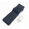 Flexible Draw Latch 4'' Soft Black Rubber Concealed Keeper OWACH