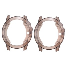 Housoutil 2pcs TPU Protective Cover Anti-Scratch Smart Watch Case Stylish Black Bumper for Maximum Durability and for Outdoor Activities