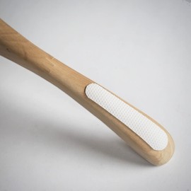 NAHANCO Non-Slip Adhesive Grippers for Clothes Hangers, White - 200/Carton