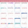 Calendar 2025-2026 - Wall Calendar Runs from Jan 2025 to