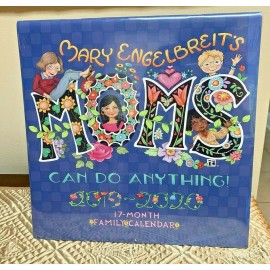 Mary Englebreit New Mary Engelbreit Calendar 2019 2020 Moms Can Do Anything 17 Month & Stickers