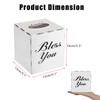 Sumnacon Tissue Box Cover Square, Bless You Tissue Holders, Decorative