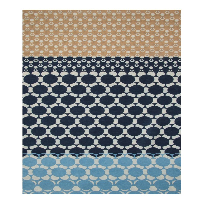 Majea 880021 Women's Loop Scarf, Blue 3, 180 x 90