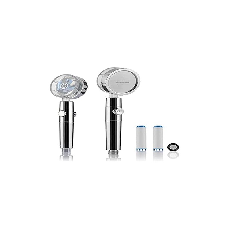 InnovaGoods® Heliwer Shower Head, Ecoshower Filter Technology with Pressure Propeller