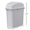 Innouse Cubo de Basura Pequeño de 7 Litros con Tapa