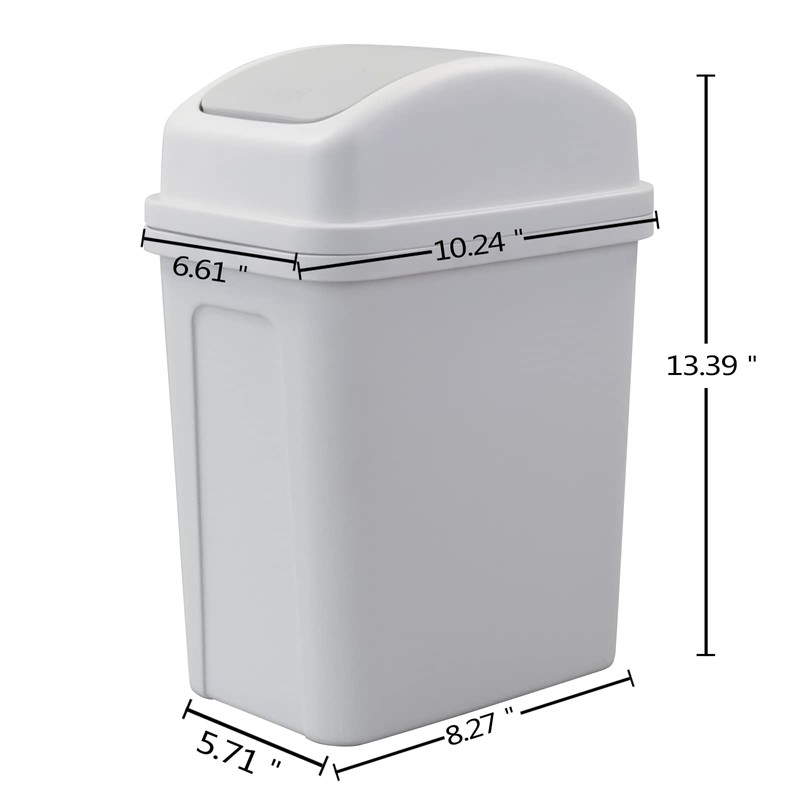 Innouse Cubo de Basura Pequeño de 7 Litros con Tapa