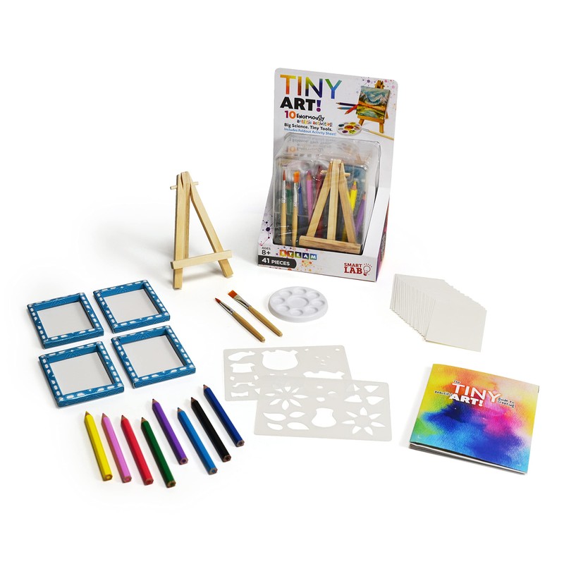 SmartLab Toys Tiny Art! - 10 Enormously Artistic Activities. Big