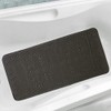 Popular Bath Capri Waffle Extra Thick Tub Mat, Grey