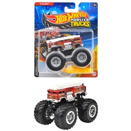 Hot Wheels JGR04 Monster Truck 1:64 Five Alarm Vehicle Toy Mini Car 3 Years Old Red