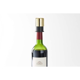 Aozora Wine Stopper, Gold, 4.2 x 6.1 Wine, Keep Fresh