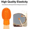 6 Pack Drumstick Dampeners for Silent Practice Drums Silicone Drumstick