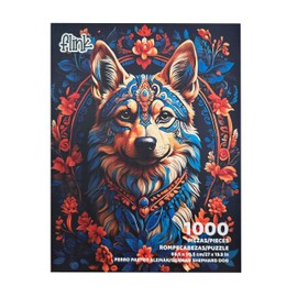 FLINK Rompecabezas Perro Pastor Aleman Lobo 1000 Piezas