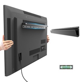 No Drill Drywall TV Mount, No Stud TV Wall Mount for Most Brand 22-55 Inch TVs up to 100 lbs, Easy Install No Stud Studless TVs Wall Mount, Include All Hardware-New Level Bubble Meter