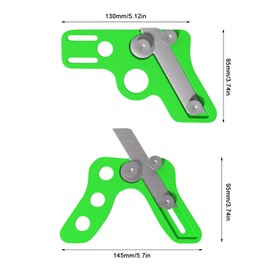 CLAHJQX 2pcs Edge Banding Trimmer Round/Straight Veneer Edge Cutter Tool for Woodworking