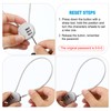 PATIKIL Combination Lock 4.7 Inch, 3 Digit Outdoor Waterproof Code