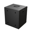 NavePoint 11.8 in Wall Mount Network Cabinet, 6U, Perforated, Black