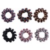 Vctitil 7 Pack Spiral Hair Ties For Women, No Crease