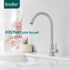 KroBer Cold Water Faucet Only – Brushed Nickel Stainless Steel