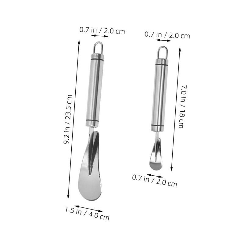 FUNOMOCYA 2Pcs Citrus Peeler Multi Purpose Grapefruit Orange Peeling Tool