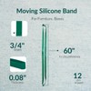 Mover Bands Heavy Duty Silicone Moving Bands - 60" Circumference