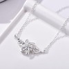 HELORET Elven Queen Necklace Elf Nenya Pendant Flower Pendant for