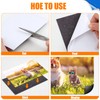 15 Pack Magnetic Sheets with Adhesive, 3.7" x 5.7" Adhesive Magnetic Sheets,
