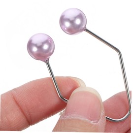 FRCOLOR 1 Pair of Dimple Trainer Lip Trainer Dimple Maker Metal Dimple Maker for Cheeks Beauty Smile Exercise Device Neck Tightening Device Manufacturer Care Purple Alloy