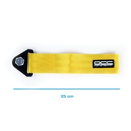 OCC MOTOR SPORT OCCRC014 YELLOW TOW STRAP, 250 x 50mm