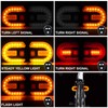 Fervorbeam Bike Tail Light with Turn Signal, USB Rechargeable Remote