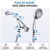 G-Promise High Pressure Shower Head 6 Spray Setting with Adjustable