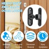 PATIKIL 1 Pack Flip Sliding Door Latch Safety Bar Gate