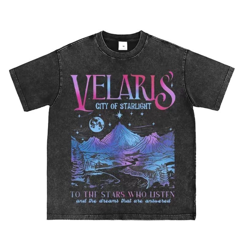 Bellelement Acotar Velaris T-Shirts City of Starlight Graphic T Shirt