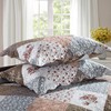 HoneiLife Quilt Set - 3 Piece Microfiber Reversible Bedspreads Patchwork