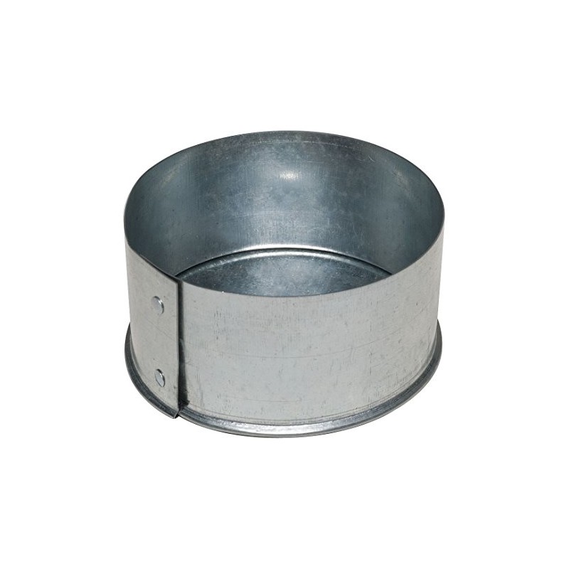 PlumberStop - 9" Single Wall Galvanized Chimney Flue Vent Pipe